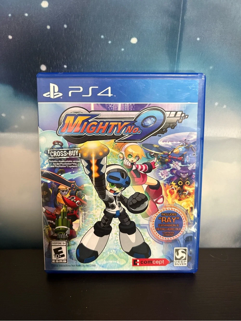 Sony PlayStation 4 Mighty No. 9 video game. Complete. Tested. Working. Preowned